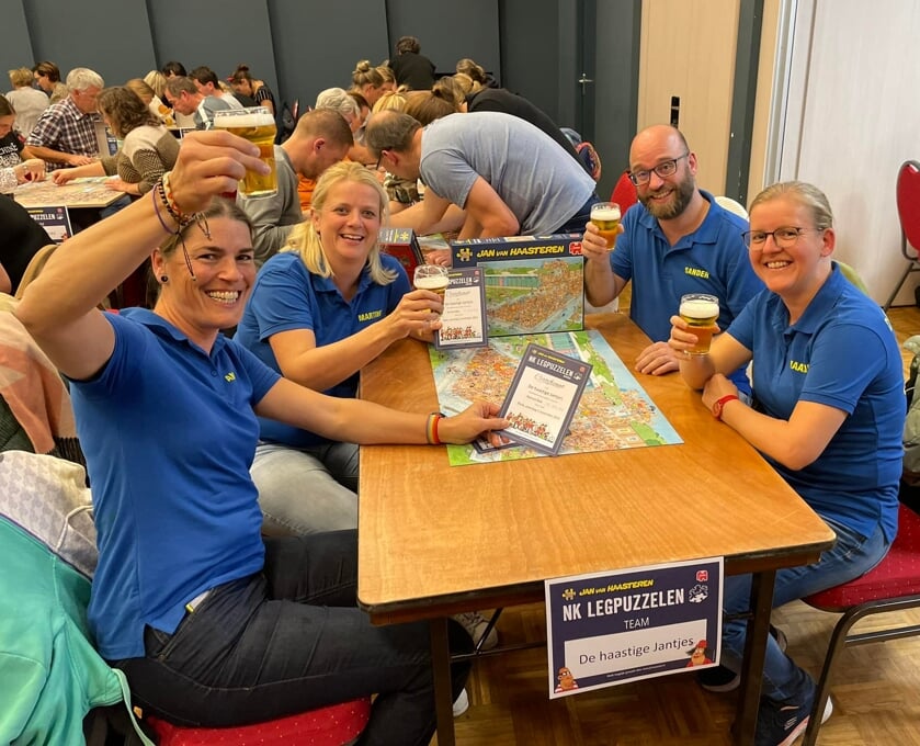 Het winnende team: De haastige Jantjes.