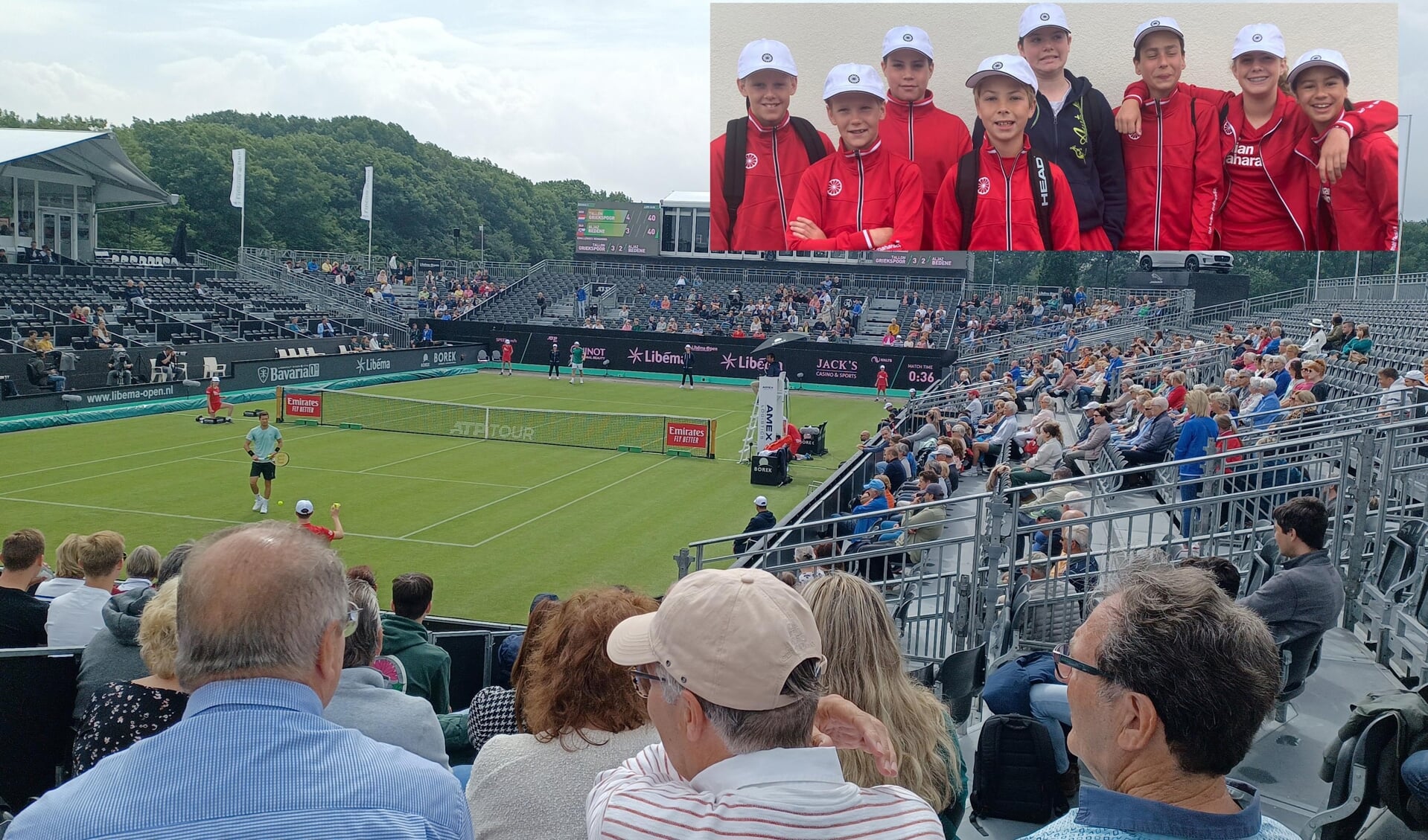 Ballenrapers Thos kijken hun ogen uit op tennistoernooi in Rosmalen