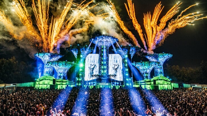 Het hoofdpodium tijdens een eerdere editie van Mysteryland.