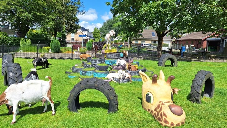 De Knuffelweide in Zwanenburg is ooit begonnen als een hertenkamp.