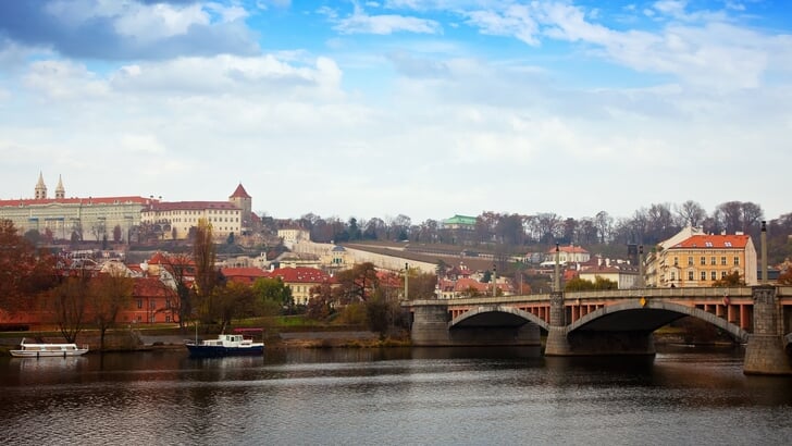 Day view of Prague. Czech Republic