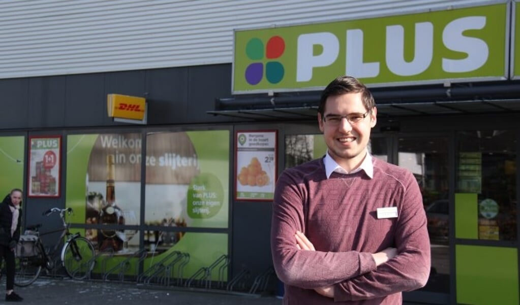 Harbrinkhoeker Rob Brughuis heeft zin in het nieuwe avontuur, hij mag zich sinds kort eigenaar noemen van PLUS Brughuis