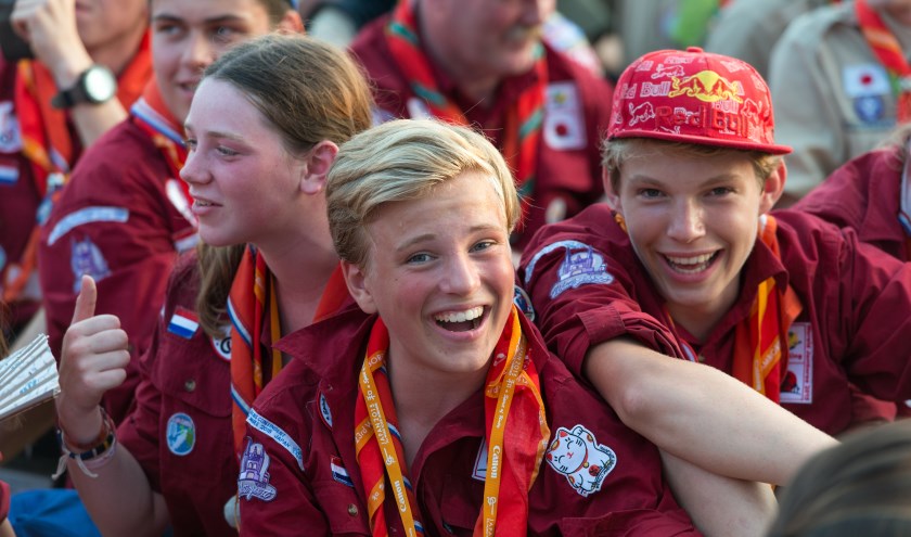 23ème Jamboree Scout Mondial du 28/07 au 08/08 2015 à Yamaguchi, Japon. Photo © Jean-Pierre Pouteau Opening ceremony of the 23rd World Scout Jamboree, Japan 2015