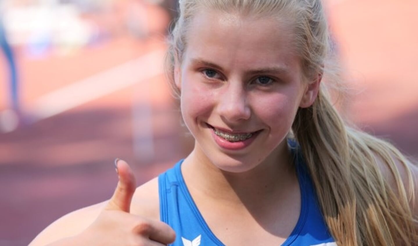 Marleen Baas won een keer goud en drie keer zilver. Dat ze haar knie blesseerde gooide een kleine schaduw over haar NK.