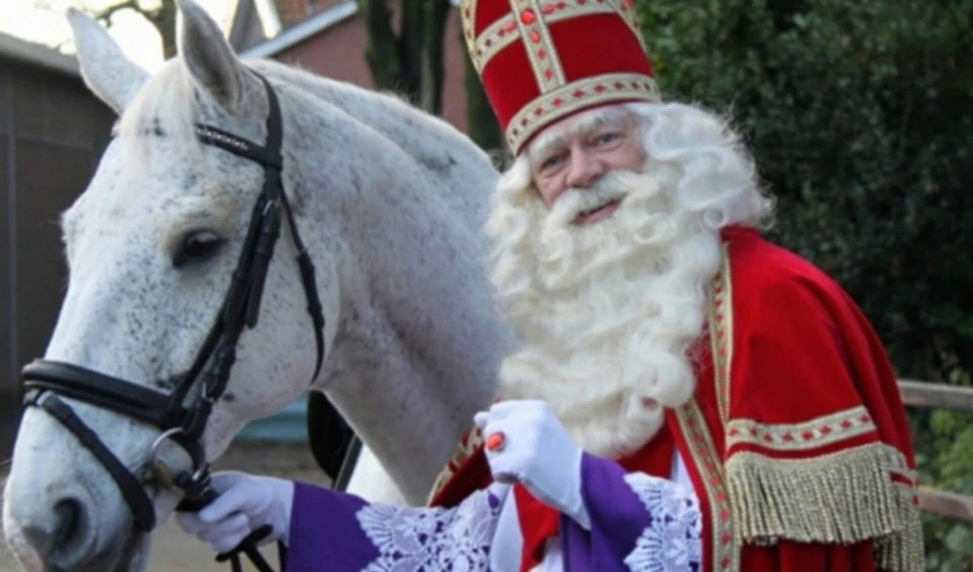 Sinterklaas komt zaterdag op bezoek bij het Huis van Katoen en Nu.