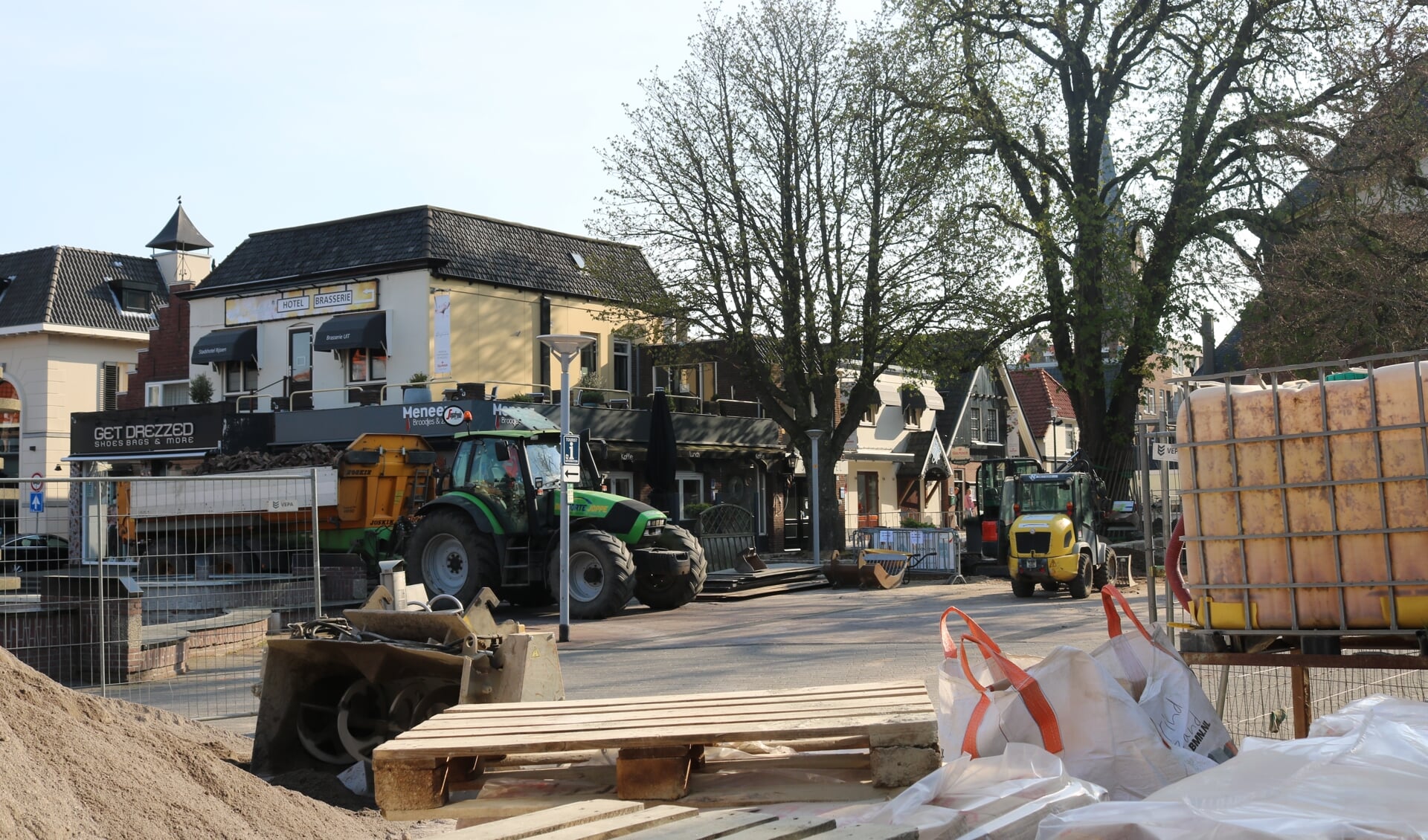 De reconstructie van de Rijssense binnenstad is bijna af.