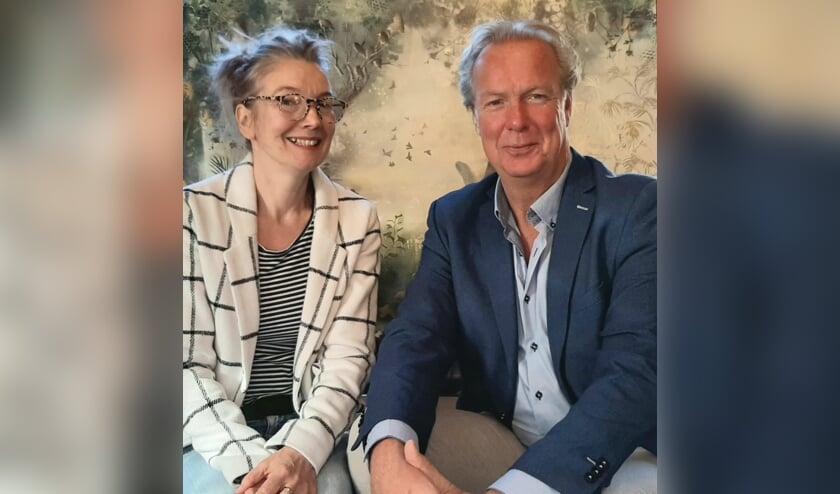 <p>Simone Zacharius en Erwin Strikker. </p>