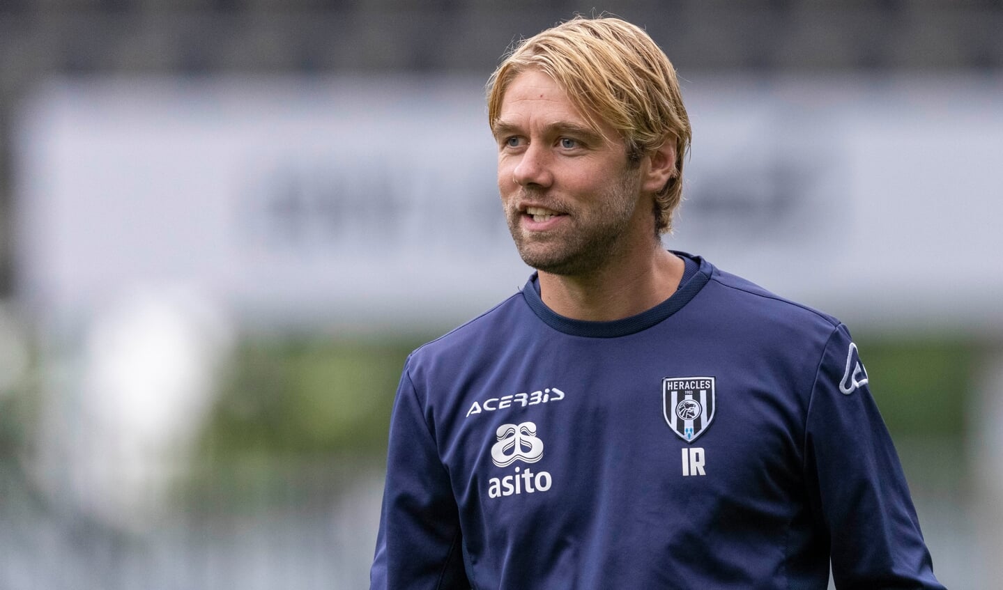 Ivo Rossen wil zich verder ontwikkelen als trainer bij Heracles Almelo. (Foto: NESimages)