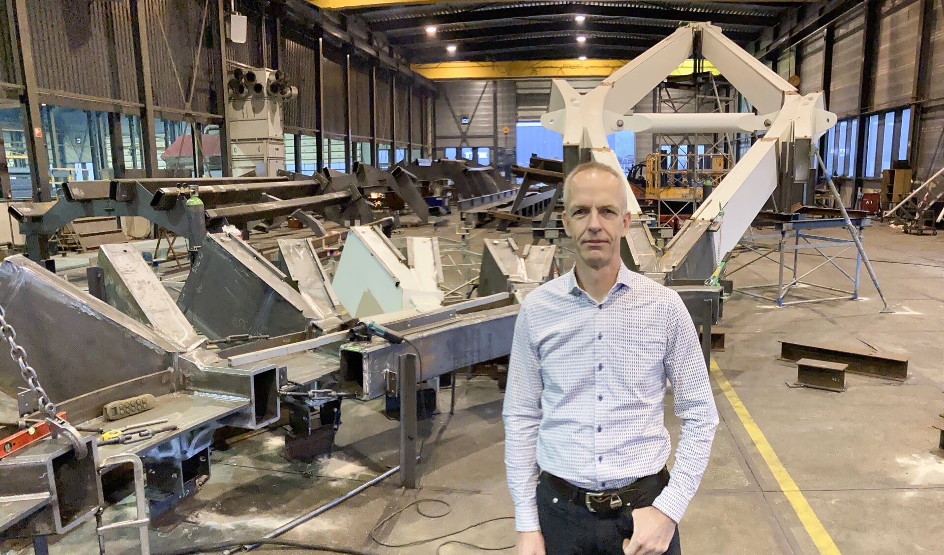 Adjunct-directeur Johan Burger van Buiting Staalbouw: ''We investeren flink in onze medewerkers.''