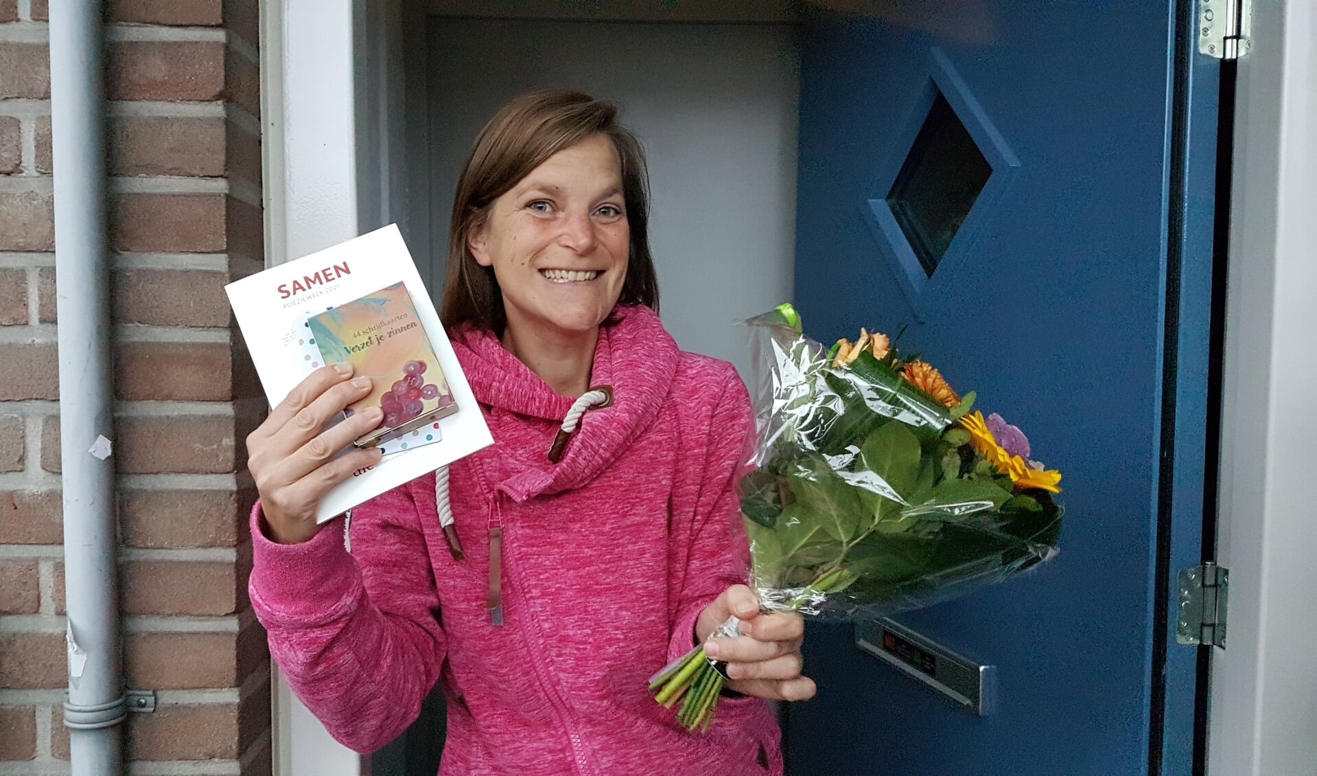 Rineke Kuiper won zondag de eerste prijs bij de Schrijfwedstrijd van de WAK. (Foto: Quinta Clason)
