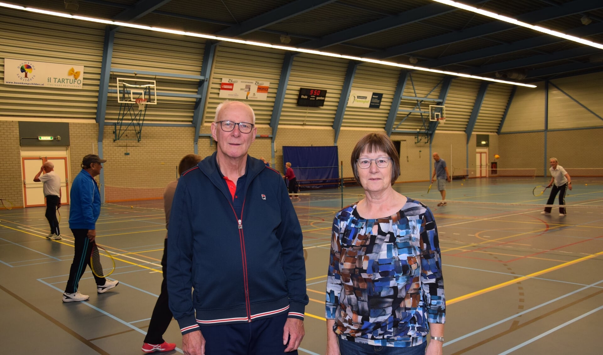 Cees Dulfer en Franciska Stijnenbosch op bezoek bij Dynamic Tennis