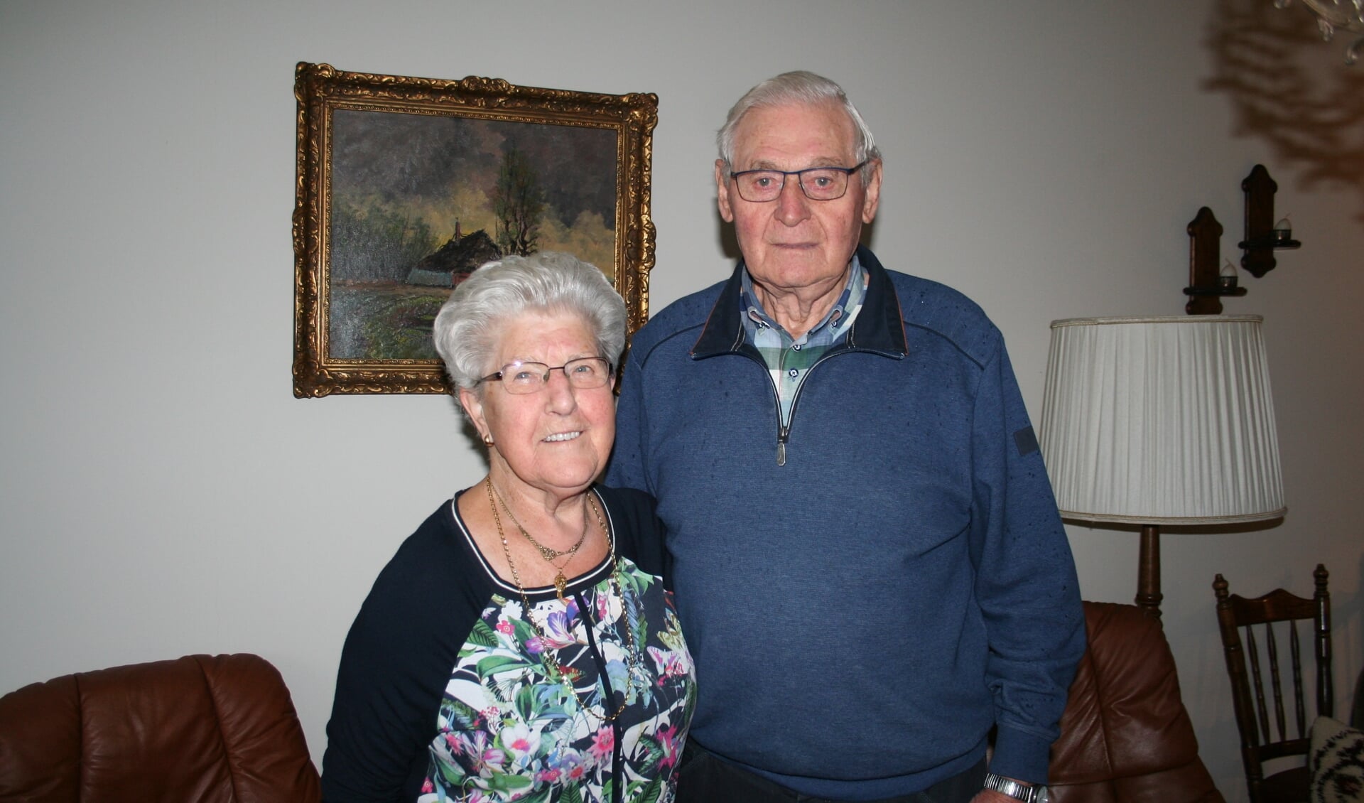 Het echtpaar Truus en Bernard Benneker uit De Lutte vierde dinsdag hun 60-jarig huwelijksjubileum.