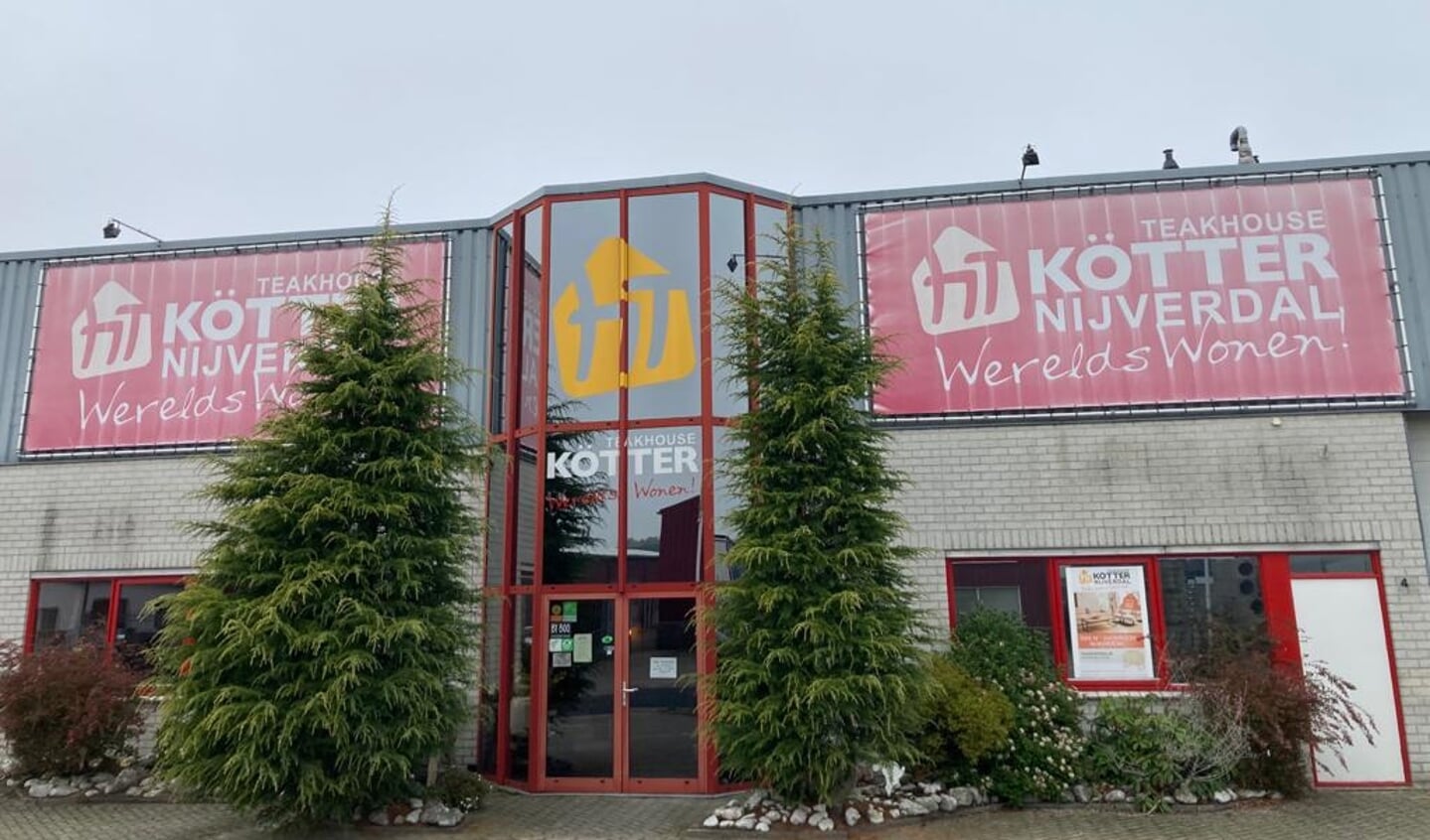 De winkel van Kötter Werelds Wonen Nijverdal, aan de Transportweg 4b, met een prachtig en onderscheidend assortiment meubelen.