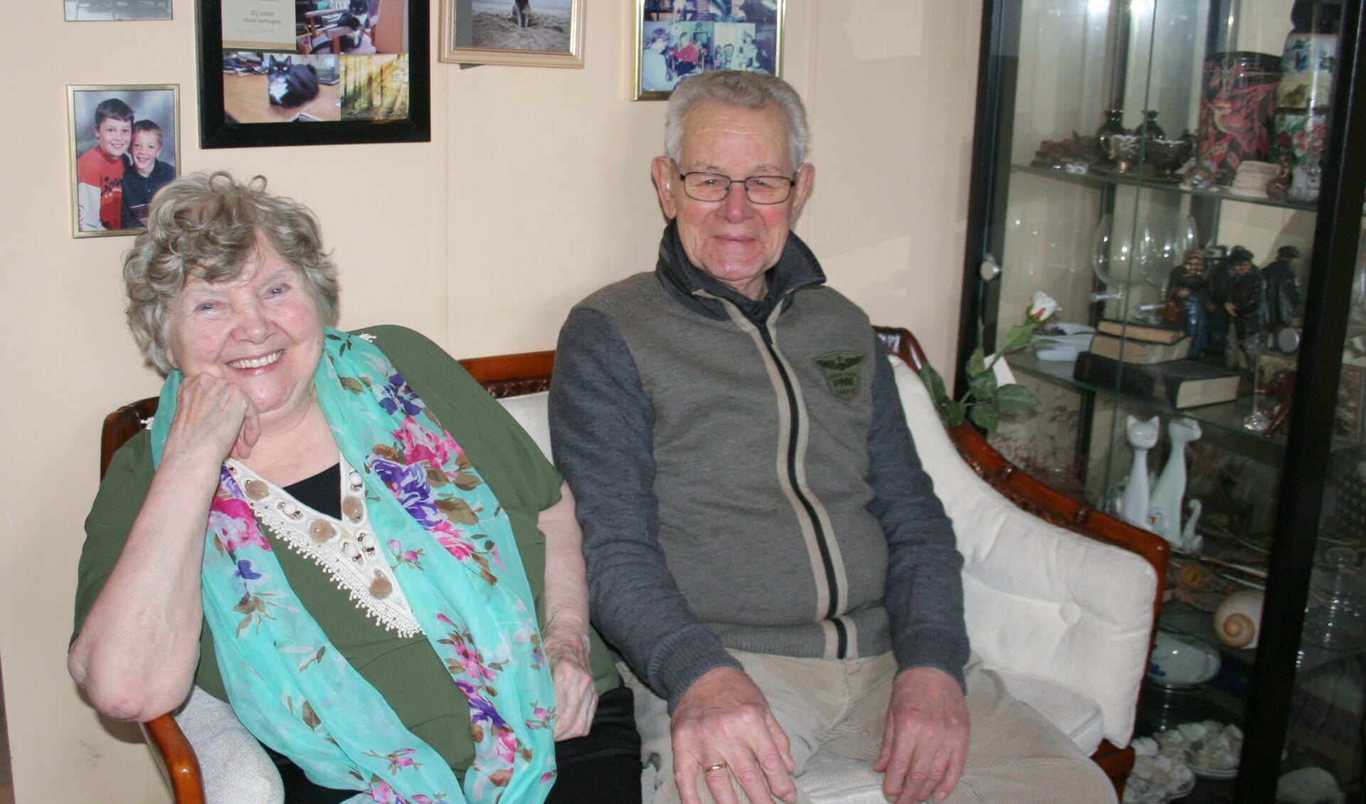 Het echtpaar Kuilder - ter Wielen vierde deze week een mooi jubileum met hun 60-jarig huwelijk.