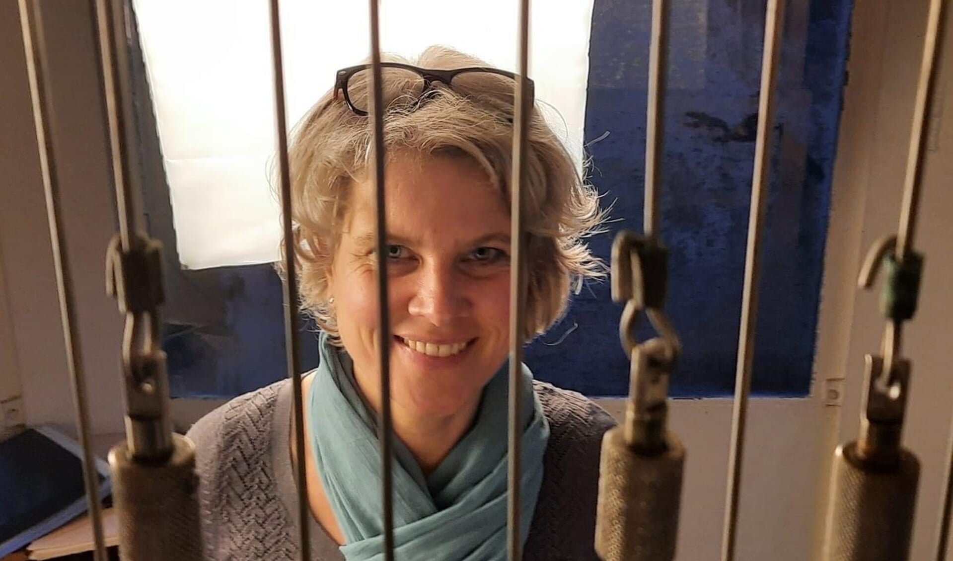 Stadsbeiaardier Esther Schopman van Enschede; regelmatig te horen op het Enschedese stadscarillon.