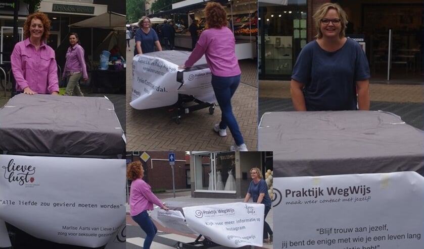 <p>Hoe verhuis je een (zwaar) bed en trek je gelijk wat aandacht? Precies, je loopt er gewoon mee over de drukke zaterdagmarkt! Lianne en Marlise hadden genoeg bekijks en onderweg de nodige lol.</p>