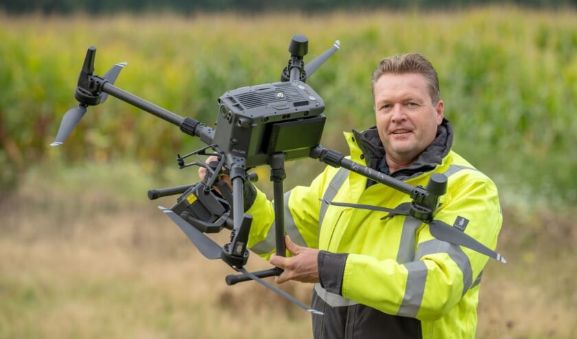 <p>Dronespecialist Wouter Borre ontvangt komende week de ZZP-leden voor een kennismaking.</p>