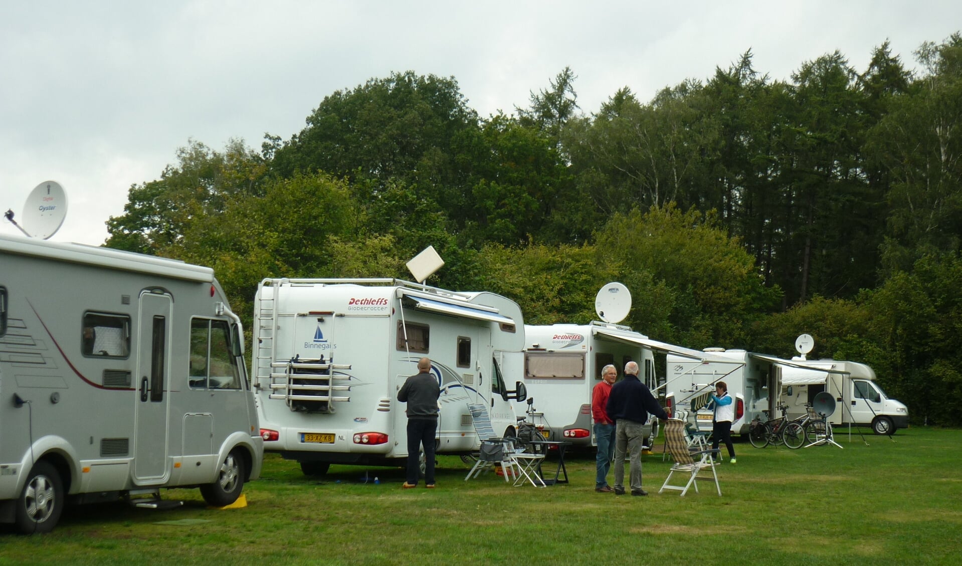 Camperclub ‘de Kueklkoare’ gaat 16 tot en met 20 september 'camperen' in de buurt van Denekamp.