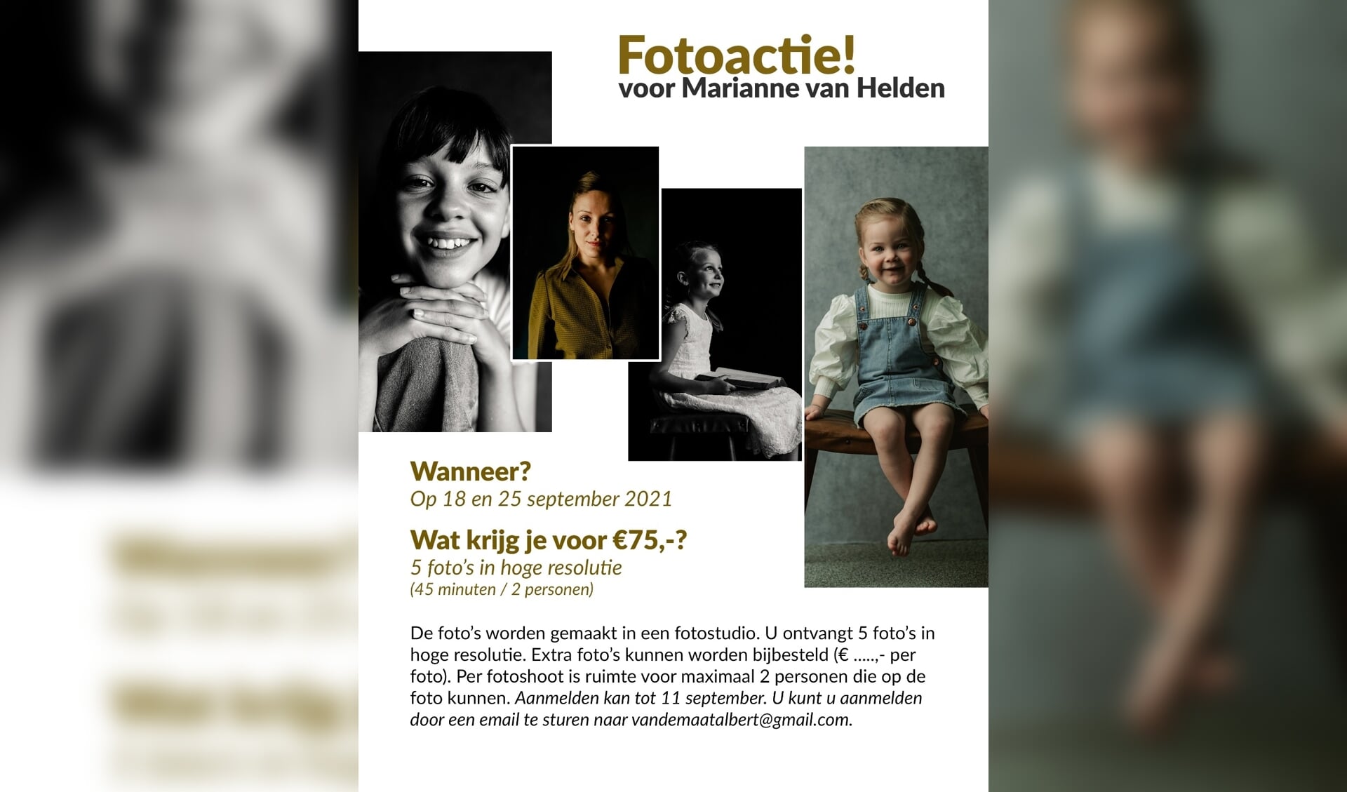 Ontvang prachtige foto's in hoge resolutie en steun het werk van Marianne van Helden.
