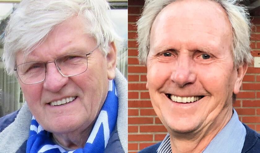 <p>Henk Lentelink en Paul Souverijn voetballen nog steeds actief in competitieverband bij De Zweef.</p>