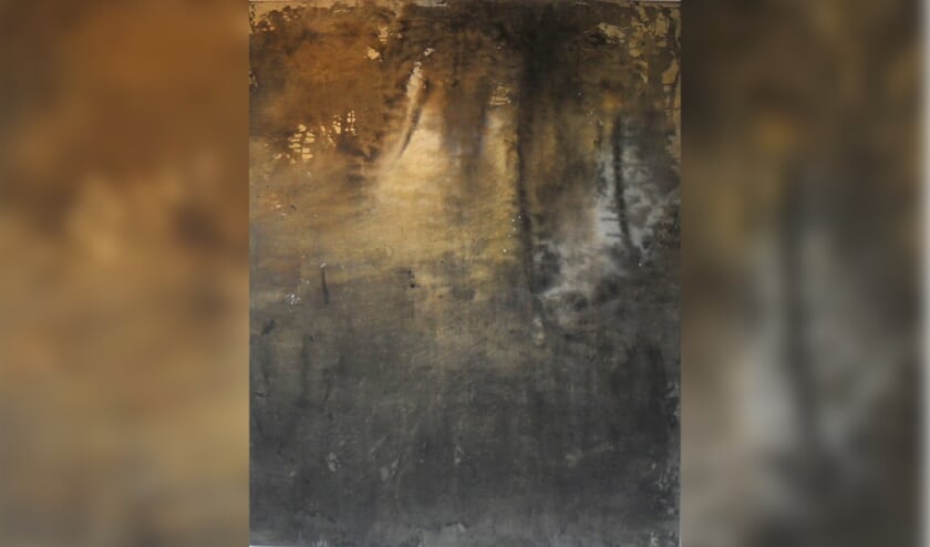 <p>Een kunstwerk van Udone Boerema. Schilderen op grof linnen geeft een mooi effect.</p>