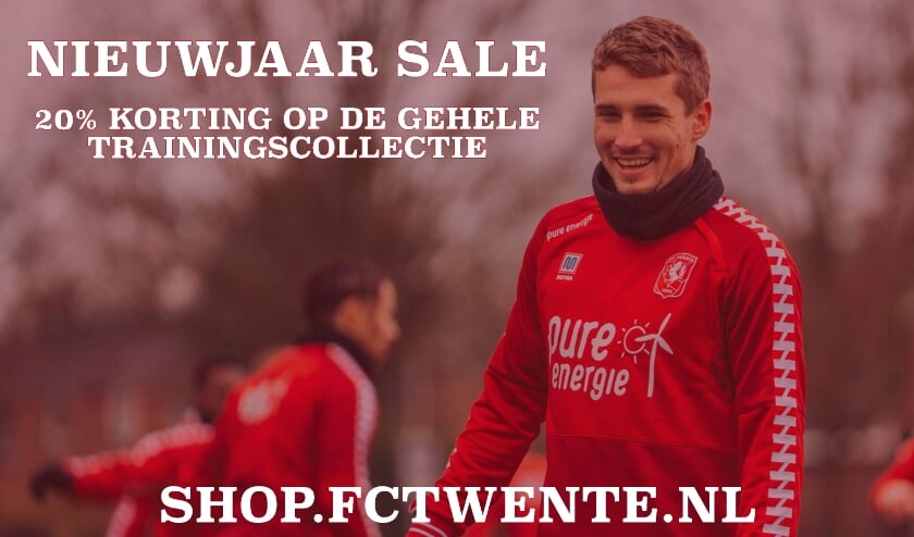 <p>De FC Twente Shop houdt een nieuwjaar sale.</p>  