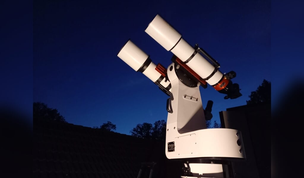 Een keer per maand is een kindersterrenkijkavond bij de Cosmos Sterrenwacht in Lattrop