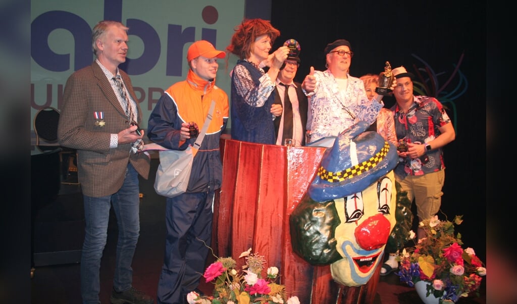 De winnaar; de eerste prijs en de publieksprijs vielen ten deel aan Bennie Oude Oosterik alias Bets Pikstrik.