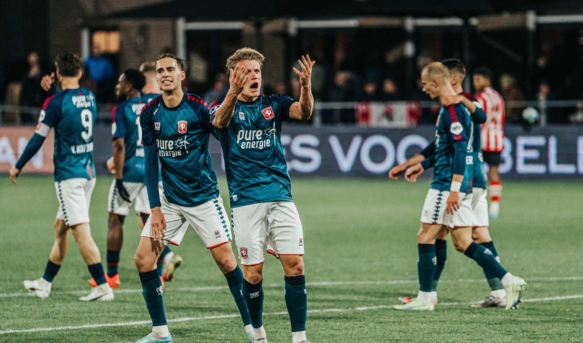 Sem Steijn scoorde de 0-1 in de wedstrijd van FC Twente tegen Sparta. (Foto: Stef Heerink/FC Twente Media) 