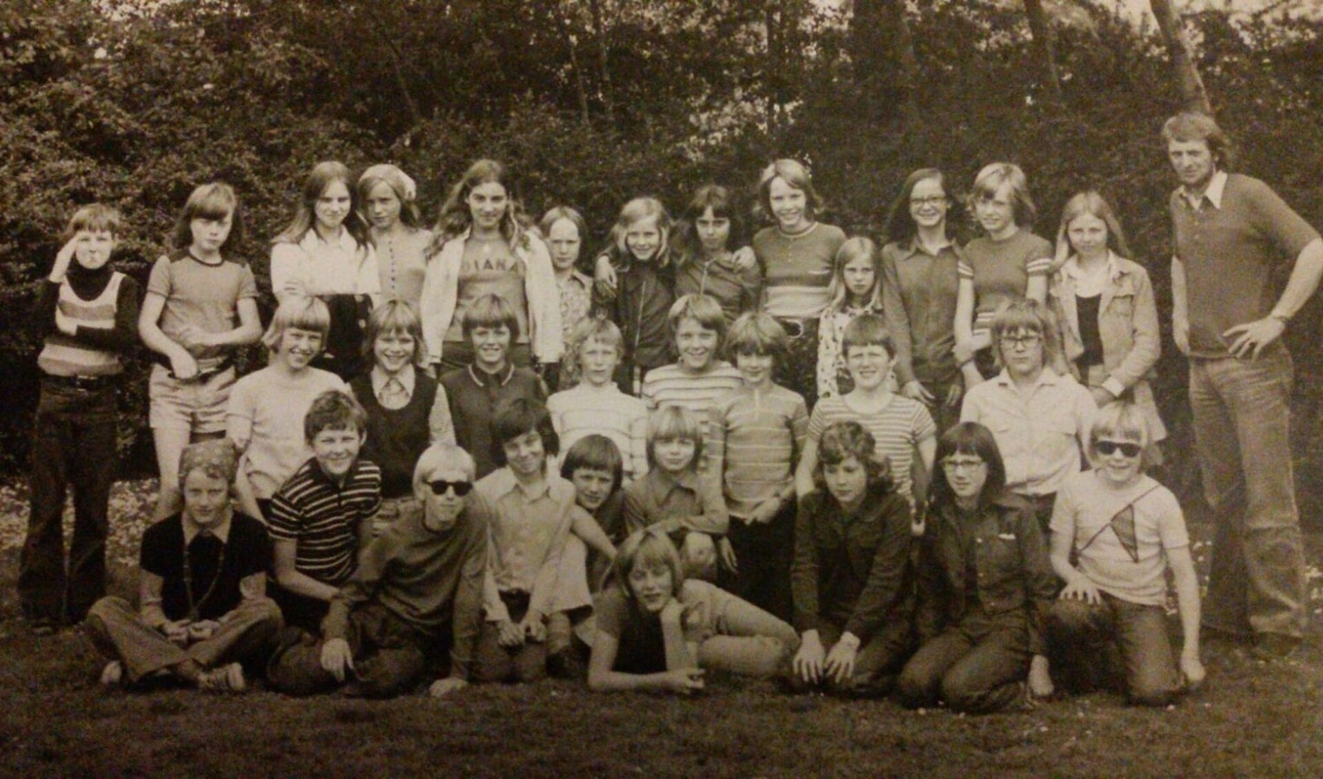De zesde klas Europaschool 1974.