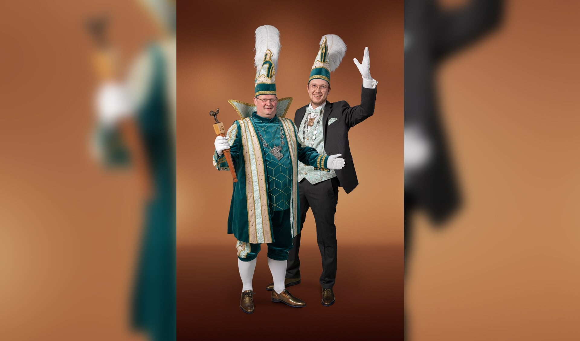 Vorst Jan Geissler en Sik Rio gaan goed uitgerust het Oldenzaalse carnaval in dit jaar.
