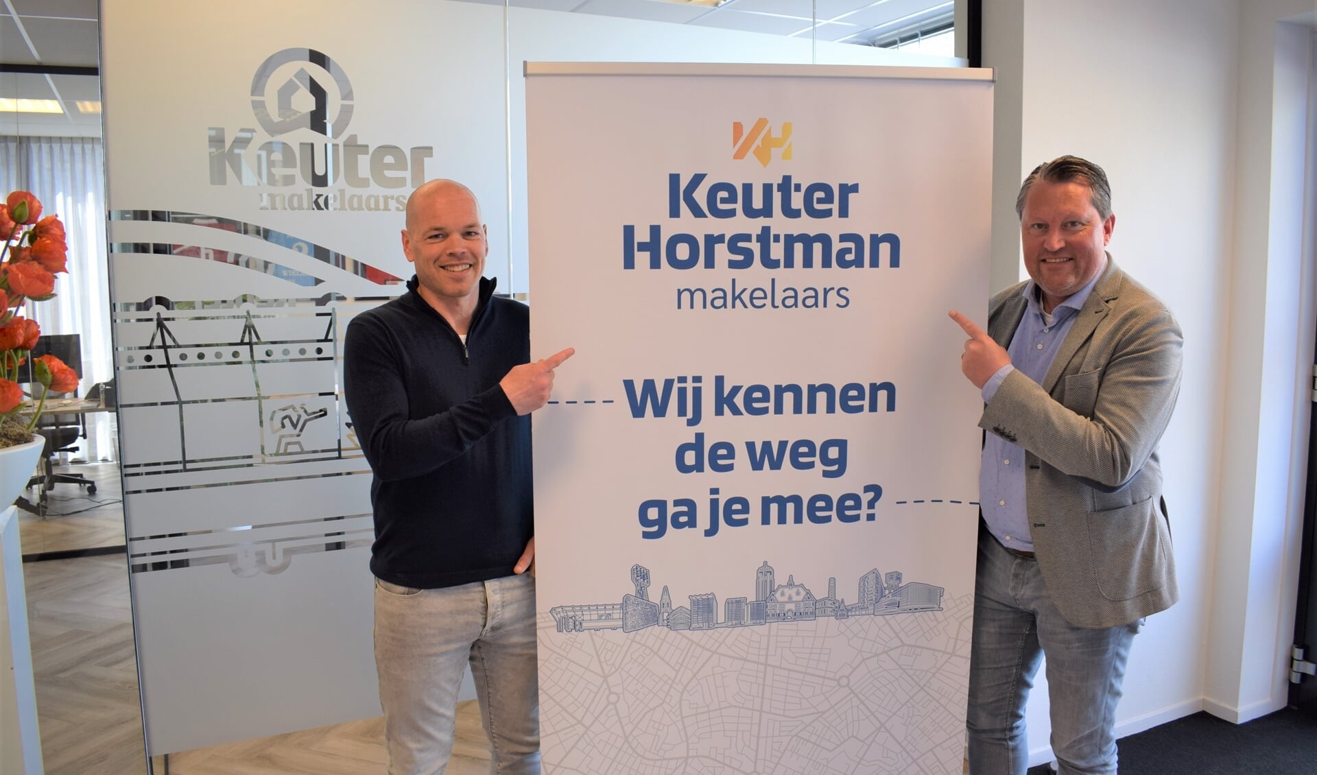 Niels Keuter en Tom Horstman hebben korte lijntjes met elkaar.