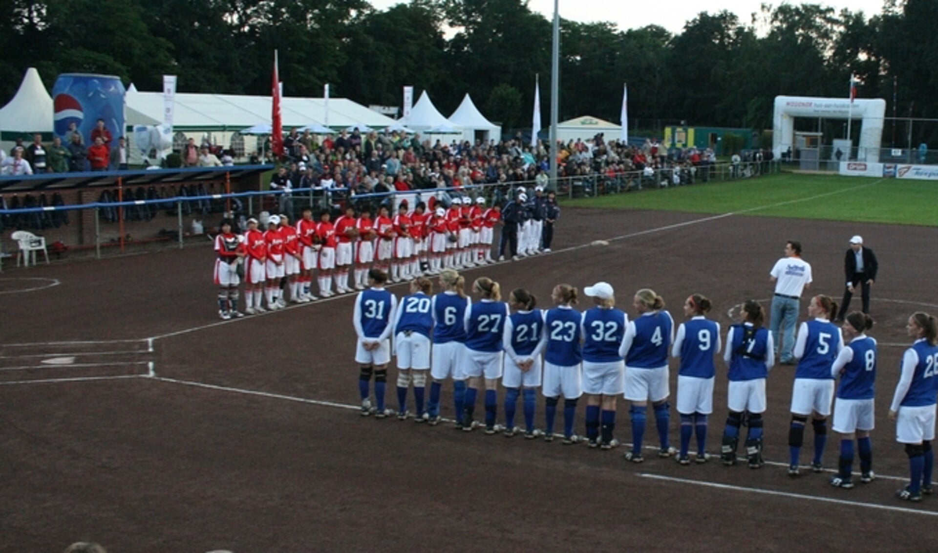 Foto van het WK junioren in 2007 bij Tex Town Tigers.