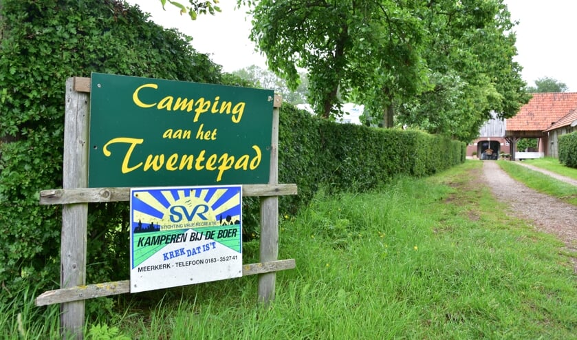 <p>Camping aan het Twentepad is donderdagavond het pauzepunt van de Wandel3daagse.</p>