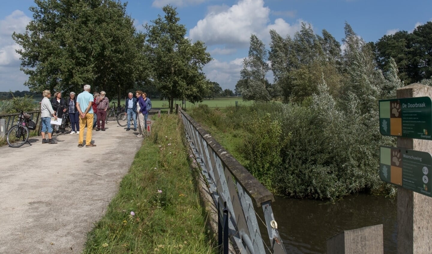 Landschap Overijssel houdt een fietsexcursie door De Doorbraak.