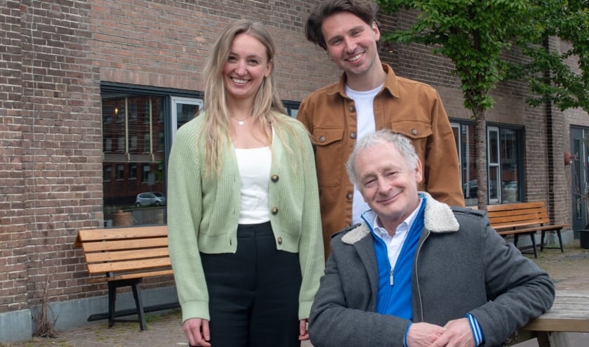 <p>Laus Steenbeeke met Merel Kappenburg en Bart Klop.</p>  
