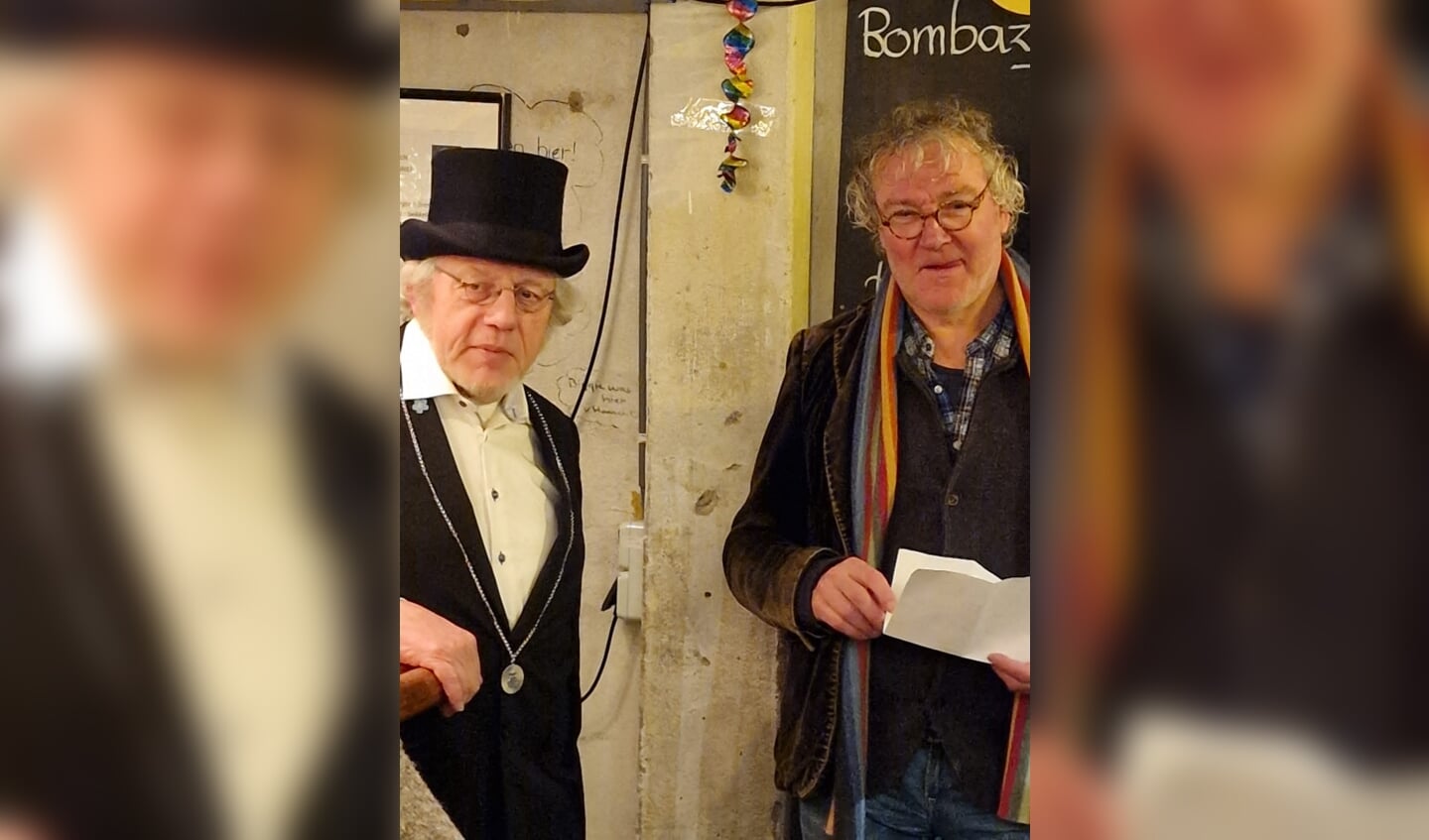 Nachtburgemeester en gewezen Stadsdichter Patrickolde Nordkamp.
