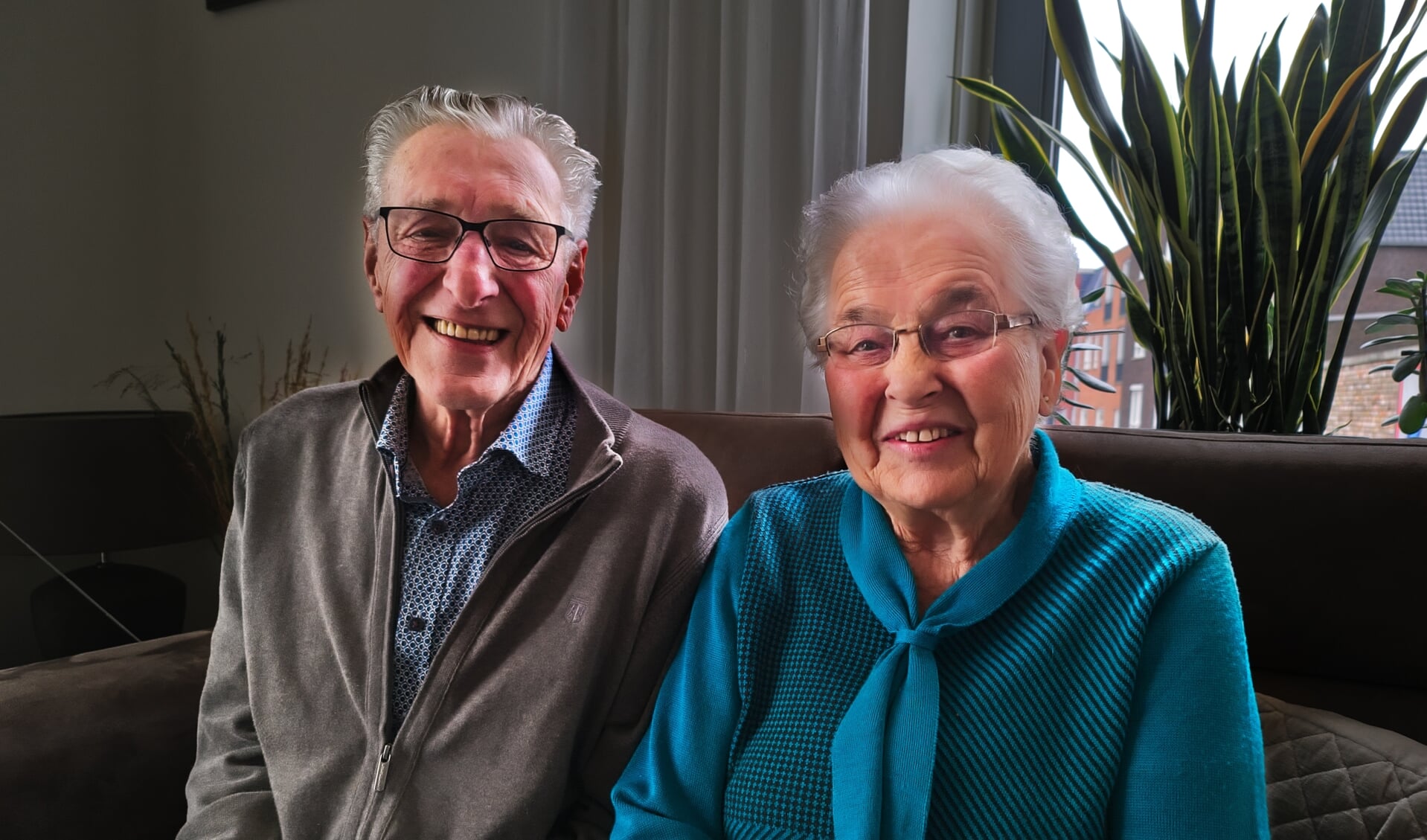 Echtpaar Nijland-Makkink vierde afgelopen woensdag het 60-jarig huwelijksjubileum. 