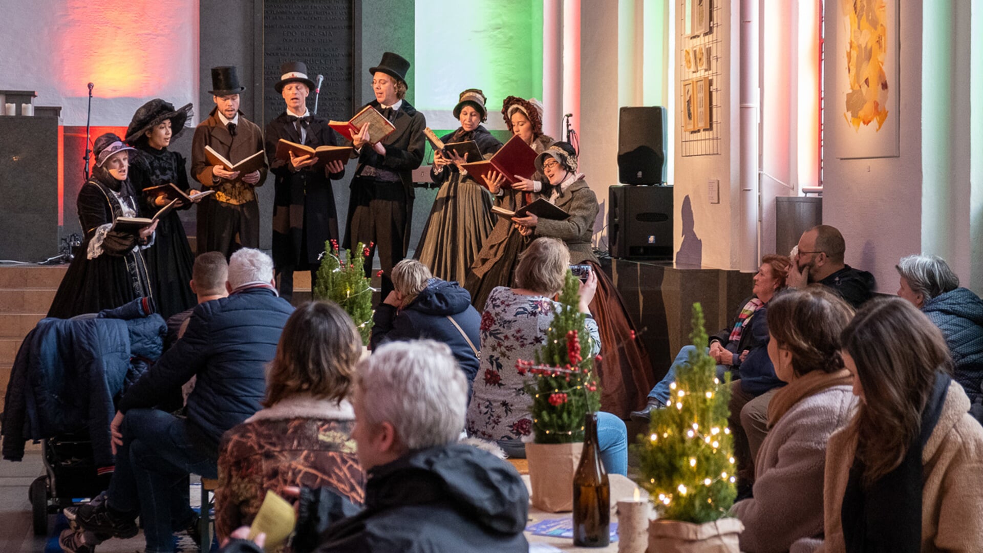 Volop gezelligheid in de Stadsherberg. (Foto: René Wolf)