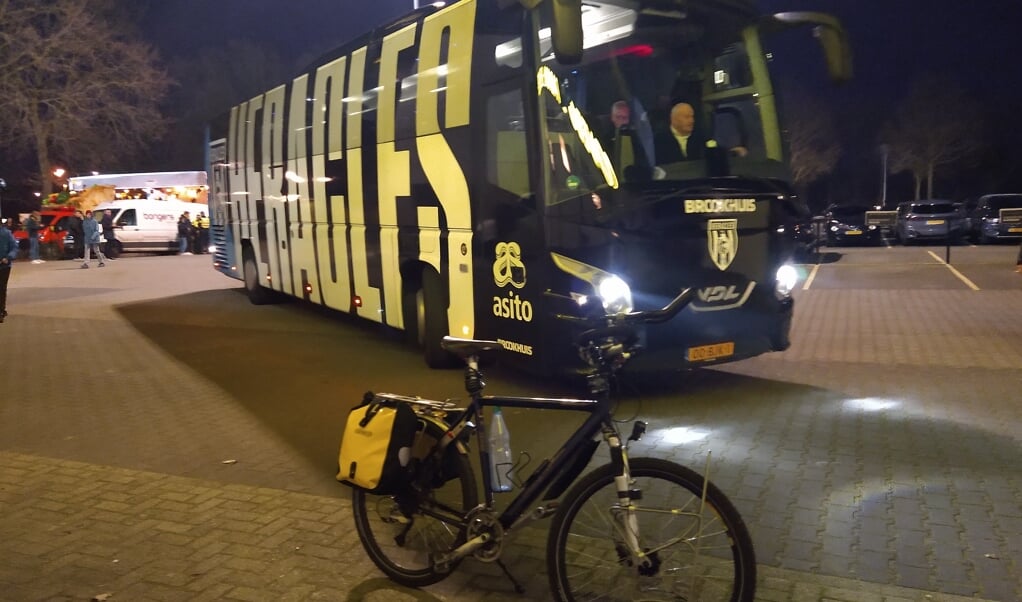 Theo Vos fietste helemaal naar Venlo. 
