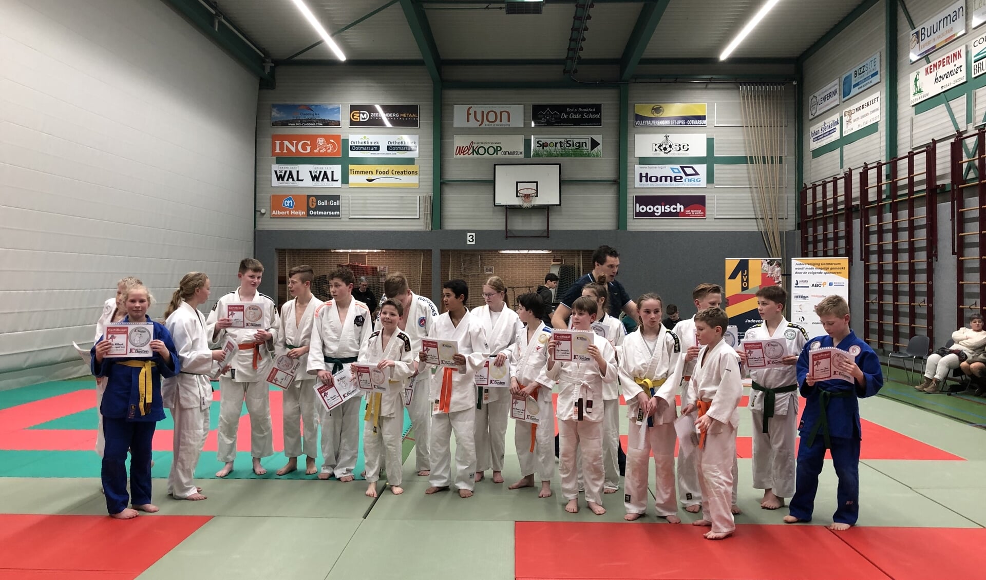 Judovereniging Ootmarsum organiseert de Judocompetitie van het Oosten.
