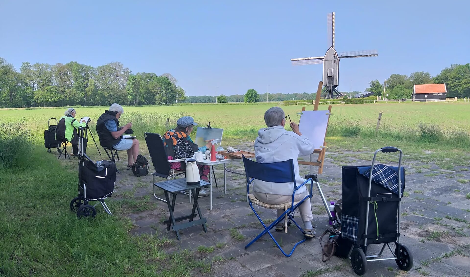 Schildersclub Het Twents Palet zoekt nieuwe kunstenaars.