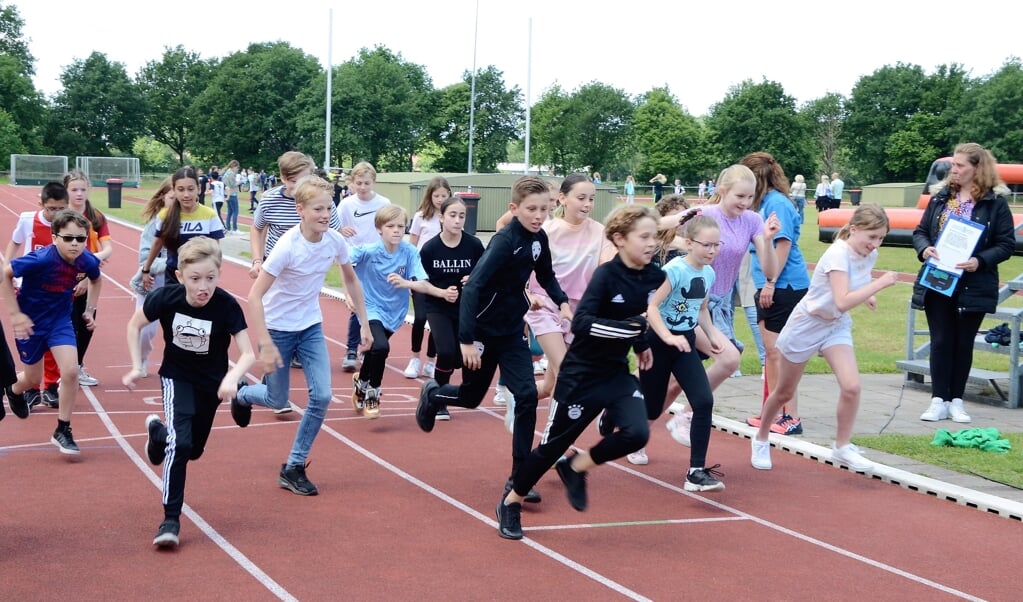 De sportdagen zijn van 9.00 tot 14.00 uur.