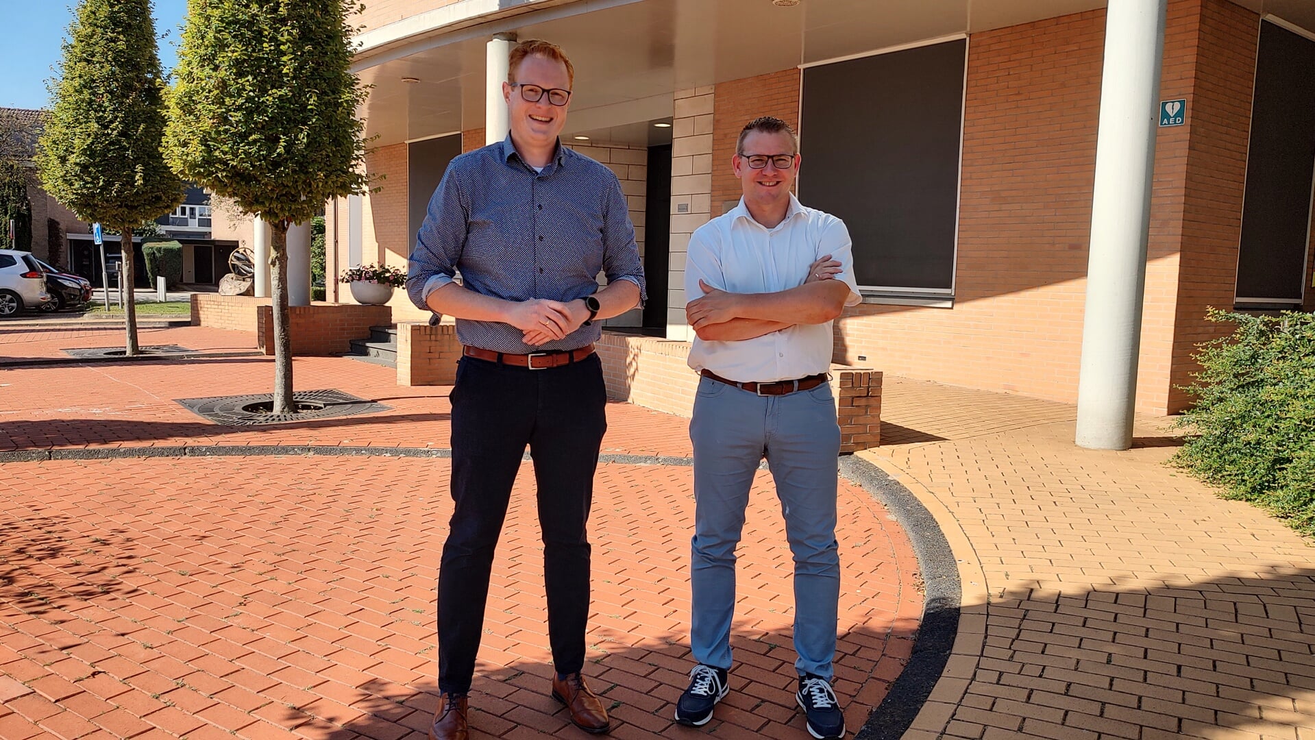 Jan Oene Krist (links) neemt de zetel van Jan-Willem Timmerman over.
