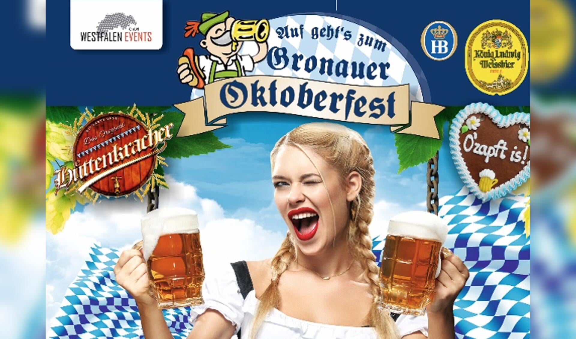 Het Oktoberfest in Gronau is op 26 oktober.