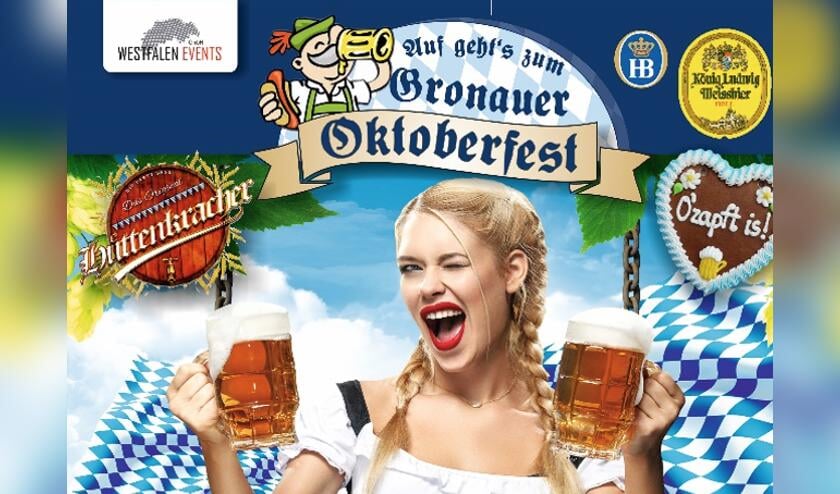 Het Oktoberfest in Gronau is op 26 oktober.