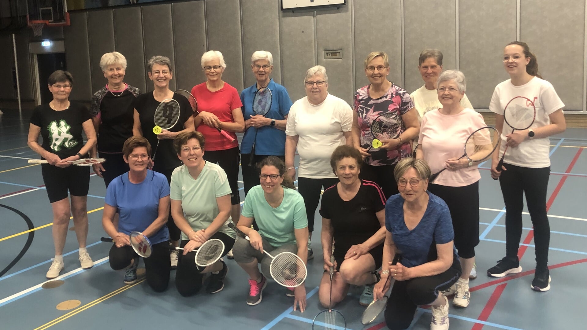 Dames Badminton in Wierden telt momenteel 17 leden, maar meer leden zijn welkom.