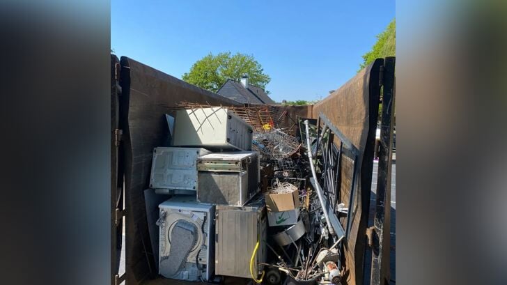 Er staat van 9.30 uur tot 13.00 uur een container op de parkeerplaats van de Widerode. 
