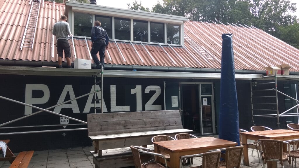 Ontmoetingsplekken in de buurt kunnen het geld onder meer gebruiken voor zonnepanelen; zoals hier bij ontmoetingsplek Paal 12 in Oldenzaal.