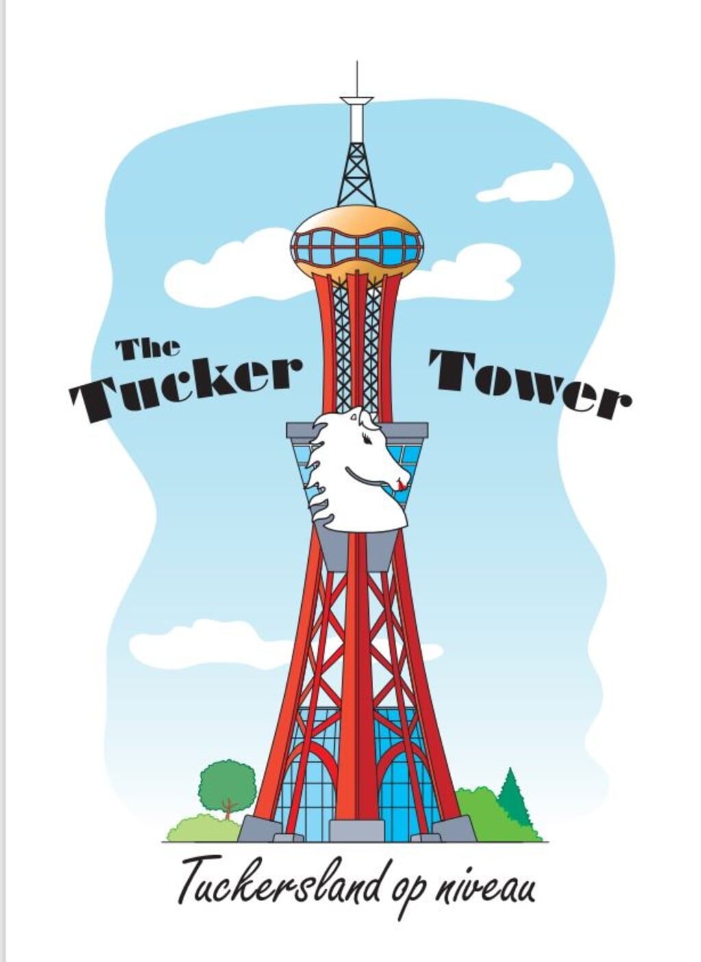 RIJSSEN - De Tucker Tower zoals Henk Altena die heeft bedacht. 